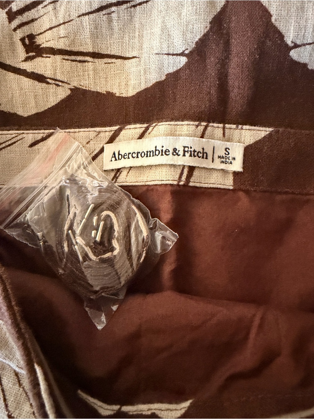 Abercrombie & Fitch Linen Blend Shell Skort - Picture 3 of 3